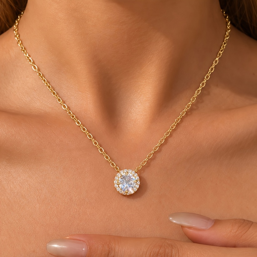 Minimalist Retro Round Stud Earring & Pendant Necklace Set